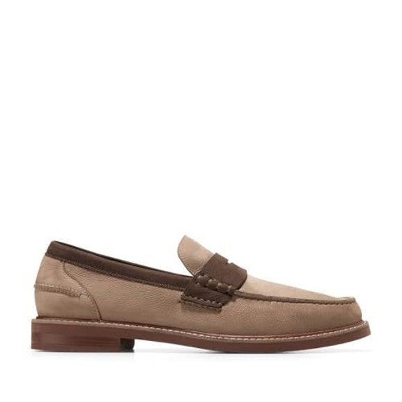 Cole Haan Men's Pinch PREP Penny Loafer, Irish Coffee Nubuck, 8.5 - Picture 1 of 1
